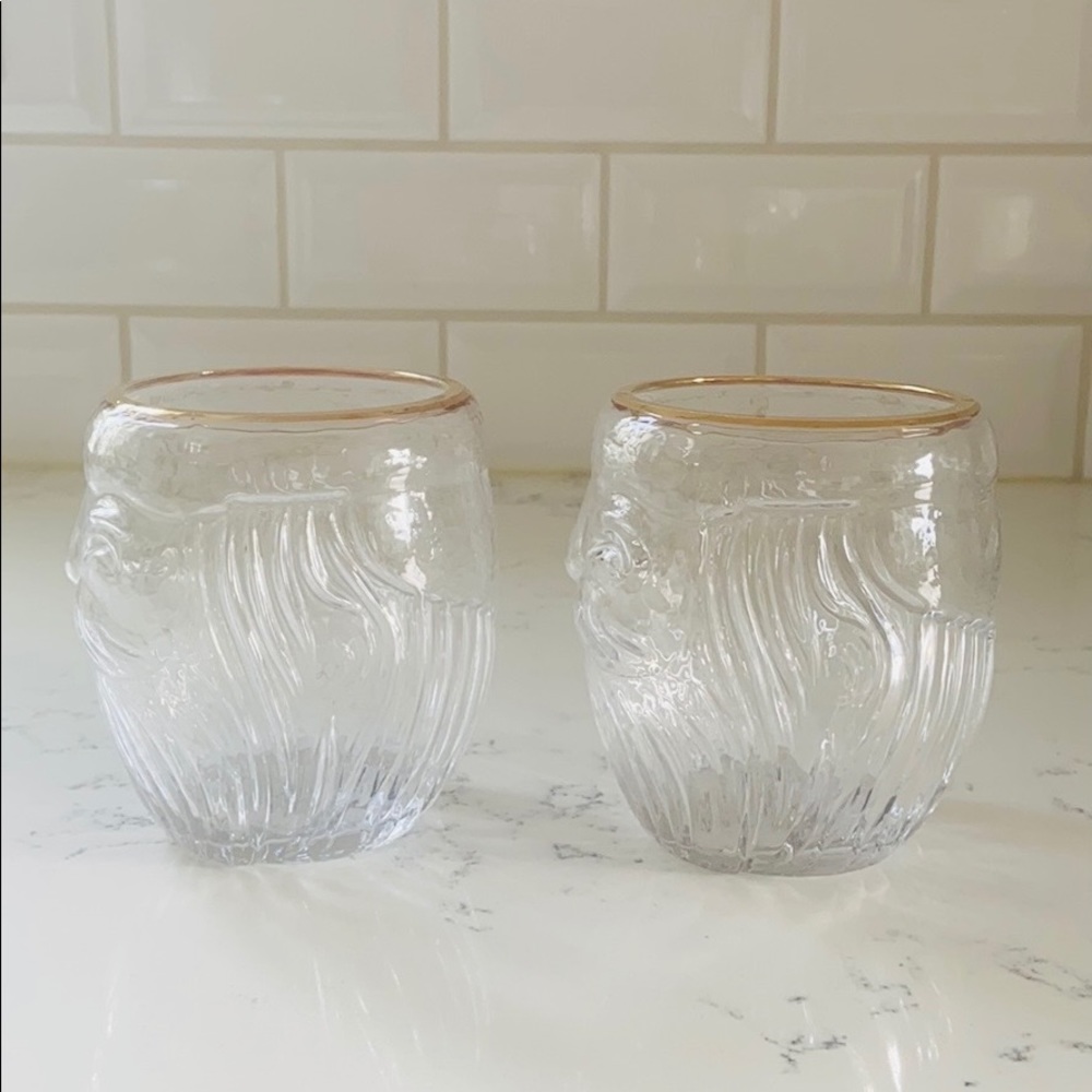Anthropologie Santa Claus North Pole Juice Glass - Picture 5 of 15